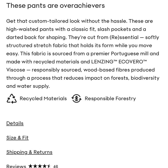 Agency pants from Aritzia - Picture 3 of 9